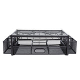 2 Tier Coffee Pod Holder Coffee Capsule Organizer Pull Out Drawers for Kitchen Countertop Coffee Station Black Hollow In Australia - Darrahopens