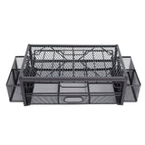 2 Tier Coffee Pod Holder Coffee Capsule Organizer Pull Out Drawers for Kitchen Countertop Coffee Station Black Hollow