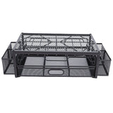 2 Tier Coffee Pod Holder Coffee Capsule Organizer Pull Out Drawers for Kitchen Countertop Coffee Station Black Hollow