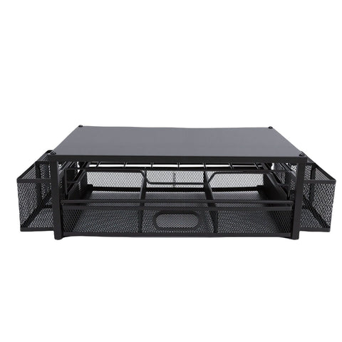 2 Tier Coffee Pod Holder Coffee Capsule Organizer Pull Out Drawers for Kitchen Countertop Coffee Station Black Plate In Australia - Darrahopens