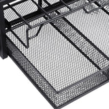 2 Tier Coffee Pod Holder Coffee Capsule Organizer Pull Out Drawers for Kitchen Countertop Coffee Station Black Plate