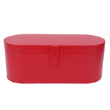 Hair Tool Travel Bag PU Hair Dryer Carrying Case Anti Scratch Splashproof Hair Styling Tool Storage Box for Home Red In Australia - Darrahopens