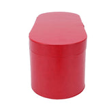 Hair Tool Travel Bag PU Hair Dryer Carrying Case Anti Scratch Splashproof Hair Styling Tool Storage Box for Home Red