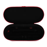 Hair Tool Travel Bag PU Hair Dryer Carrying Case Anti Scratch Splashproof Hair Styling Tool Storage Box for Home Red