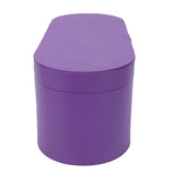 Hair Tool Travel Bag PU Hair Dryer Carrying Case Anti Scratch Splashproof Hair Styling Tool Storage Box for Home Purple