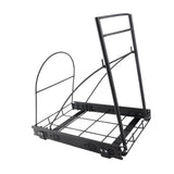 Pull Out Trash Can Rack Heavy Duty Adjustable Quiet Rail Slide Out Trash Can Rack for Kitchen