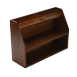 Solid Wood Storage Rack Stable Minimalist Space Saving Wall Mounted Display Shelf for Teacups