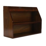 Solid Wood Storage Rack Stable Minimalist Space Saving Wall Mounted Display Shelf for Teacups