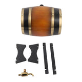 3L Large Capacity Retro Color Oak Wood Red Wine Barrel Bucket Keg Storage Container for Home In Australia - Darrahopens