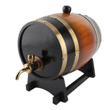 3L Large Capacity Retro Color Oak Wood Red Wine Barrel Bucket Keg Storage Container for Home In Australia - Darrahopens