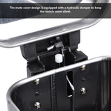 5L Stainless Steel Sanding Dustbin Step Pedal Trash Can Rubbish Garbage Bin for Home Office Use