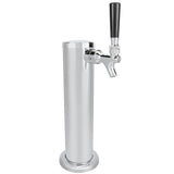 Stainless Steel Beer Draft Tower with Single Faucet Dispenser Home Brewing Equipment