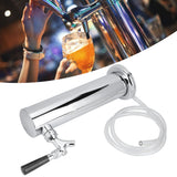 Stainless Steel Beer Draft Tower with Single Faucet Dispenser Home Brewing Equipment