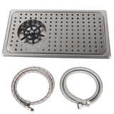 G1/2 Stainless Steel Automatic Cup Washer Cleaner Glass Rinser for Bar Pub RestaurantM