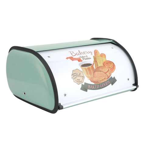 Kitchen Storage Supply Metal Bread Pastry Box Case Retro Home Furnishing Large Capacityblue In Australia - Darrahopens
