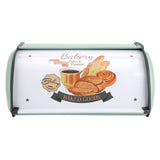 Kitchen Storage Supply Metal Bread Pastry Box Case Retro Home Furnishing Large Capacityblue In Australia - Darrahopens