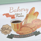 Kitchen Storage Supply Metal Bread Pastry Box Case Retro Home Furnishing Large Capacityblue