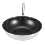 NonStick Frying Pan Composite Stainless Steel Induction Cooker Cooking Tool with No Cover