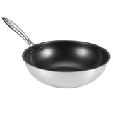 NonStick Frying Pan Composite Stainless Steel Induction Cooker Cooking Tool with No Cover