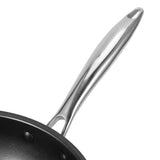 NonStick Frying Pan Composite Stainless Steel Induction Cooker Cooking Tool with No Cover