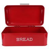 European Style Bread Bin Box Food Storage Container Kitchen Accessory for Bakery Shop Red In Australia - Darrahopens