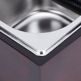Knock Box Stainless Steel Coffee Grounds Container Waste Bin Coffee Shop AccessoryL