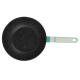 Frying Pan Aluminum Alloy Non Stick Steak Cooking Pan Kitchen Accessory 28cm Green In Australia - Darrahopens