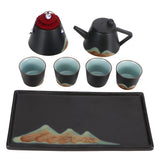Kung Fu Tea Set Hand Made Ceramic Teapot Tea Cup Tray Kit Gift Teaware Home Decoration In Australia - Darrahopens