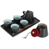 Kung Fu Tea Set Hand Made Ceramic Teapot Tea Cup Tray Kit Gift Teaware Home Decoration In Australia - Darrahopens