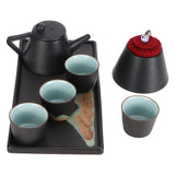 Kung Fu Tea Set Hand Made Ceramic Teapot Tea Cup Tray Kit Gift Teaware Home Decoration In Australia - Darrahopens