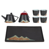 Kung Fu Tea Set Hand Made Ceramic Teapot Tea Cup Tray Kit Gift Teaware Home Decoration In Australia - Darrahopens