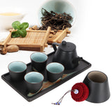 Kung Fu Tea Set Hand Made Ceramic Teapot Tea Cup Tray Kit Gift Teaware Home Decoration