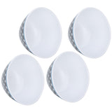 12PCS Salad Bowls Fruit Food Soup Serving Bowl Tableware for Home Restaurant UseDark Blue Dots