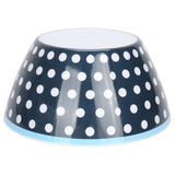 12PCS Salad Bowls Fruit Food Soup Serving Bowl Tableware for Home Restaurant UseDark Blue Dots