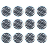 12PCS Salad Plate HighGrade Imitation Porcelain Dinnerware Tableware for Home Use(Dark Blue Dot ) In Australia - Darrahopens