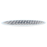 12PCS Salad Plate HighGrade Imitation Porcelain Dinnerware Tableware for Home Use(Dark Blue Dot )