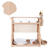 Multifunctional Kitchen Storage Rack Seasoning Bottle Storage Shelf Spice Rack HolderCoffee