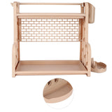 Multifunctional Kitchen Storage Rack Seasoning Bottle Storage Shelf Spice Rack HolderCoffee