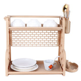 Multifunctional Kitchen Storage Rack Seasoning Bottle Storage Shelf Spice Rack HolderCoffee