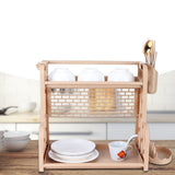 Multifunctional Kitchen Storage Rack Seasoning Bottle Storage Shelf Spice Rack HolderCoffee