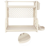 Multifunctional Kitchen Storage Rack Seasoning Bottle Storage Shelf Spice Rack HolderBeige