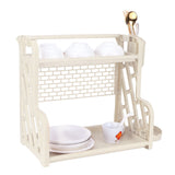 Multifunctional Kitchen Storage Rack Seasoning Bottle Storage Shelf Spice Rack HolderBeige