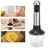 1200W 4in1 Food Mixer Stainless Steel Multifunctional HandHeld Food Blender
