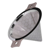 Cone Shaped Strainer Double Ear Stainless Steel Small Strainer for Coffee Tea Leaves Milk Tea