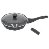 Octagonal Shape Pan NonStick Frying Pan for Induction Cooker Electric Ceramic Stove Gas Stove(Small 28cm 11.0in )