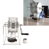 HandCranked Coffee Bean Roasting Machine Household Small Stainless Steel TemperatureControllable Roller Coffee Roaster