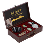 Matcha Tea Tool Set Matcha Bowl Whisk Scoop Ceramic Whisk Holder Caddy Teacup Mat Tea Ceremony KitOil Drop Style In Australia - Darrahopens