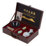Matcha Tea Tool Set Matcha Bowl Whisk Scoop Ceramic Whisk Holder Caddy Teacup Mat Tea Ceremony KitOil Drop Style In Australia - Darrahopens