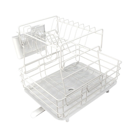 Drain Rack DoubleLayer Dish Rack Countertop Tableware Chopstick Holder for Kitchen In Australia - Darrahopens