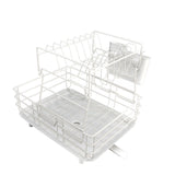 Drain Rack DoubleLayer Dish Rack Countertop Tableware Chopstick Holder for Kitchen